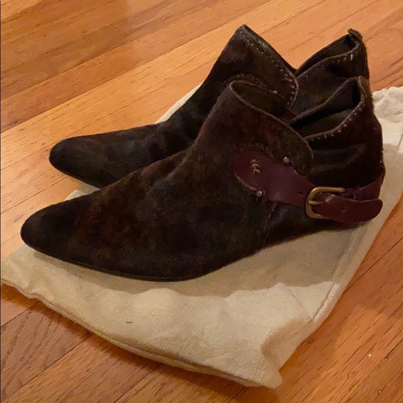 Henry Beguelin Pony/Calf Skin Ankle Boots - Picture 1 of 12